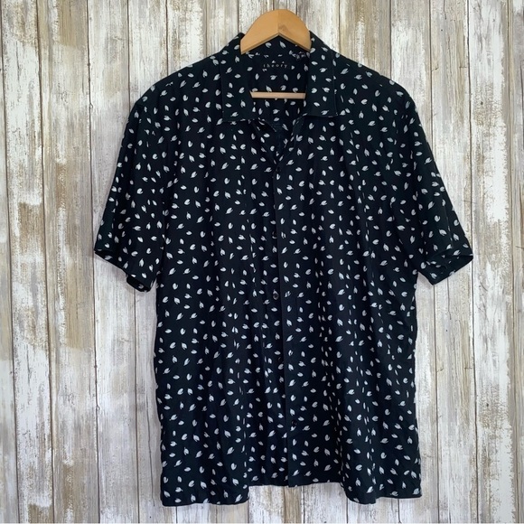 Theory Morsey Floret Print  Button Down - Picture 1 of 4